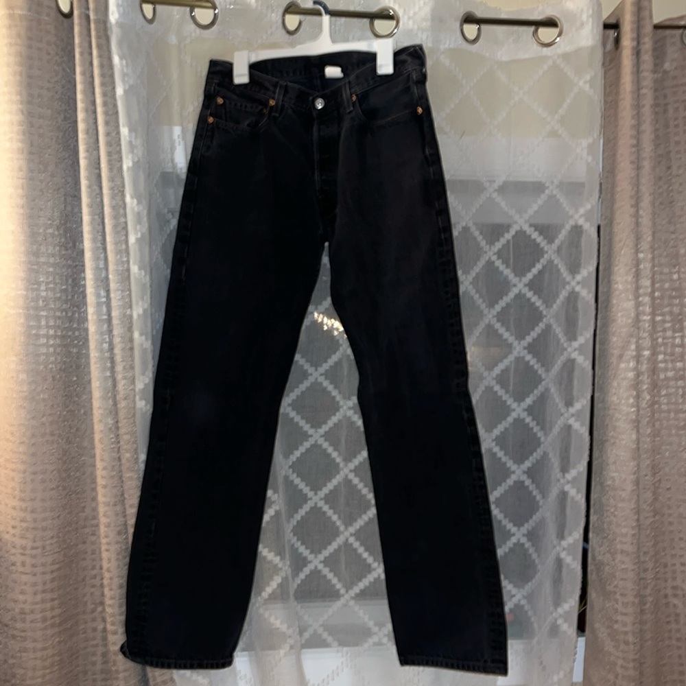 Classic Levi Black Straight Leg Jeans